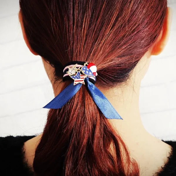 (nw000153) (pack of 5) korean style rubber band hair rope hair ring cute accessories - Image 8