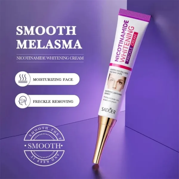nicotinamide whitening freckles cream remove melasma dark spot acne marks lightening melanin brightens skin tone face skin care - Image 6