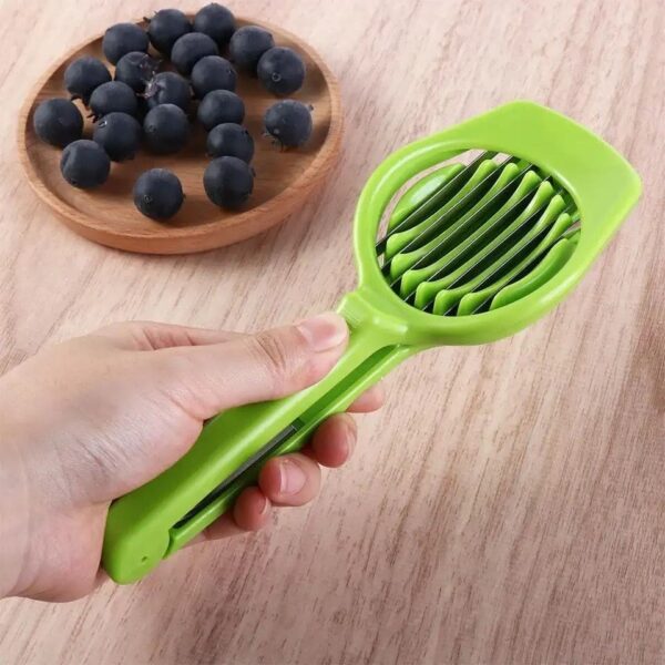 handheld egg slicer fruit cutter multifunction kitchen accessories (random color) - Image 8