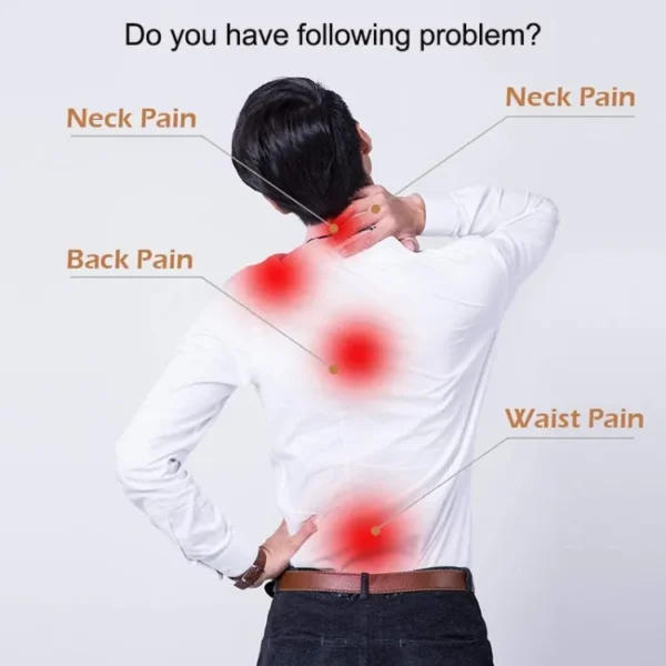 neck and back massager with handle - premium quality pain relief - Image 2
