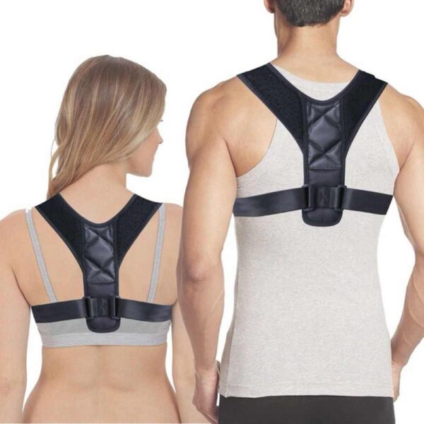 sn-660 smart care brand posture corrector upper back support strong grip shoulder support relief and back pain relief belt - adjustable posture support brace for men and women - Image 6