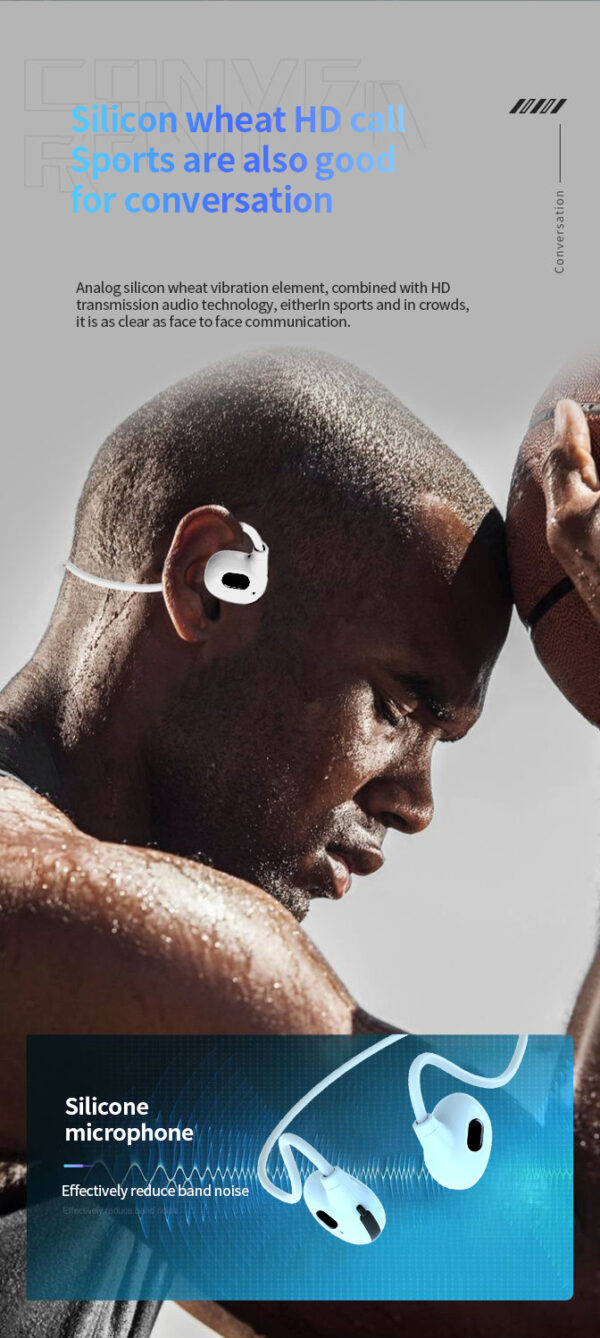 pro air sports earphone hanging neck earphone air pro hifi stereo bass handsfree subwoofer music - Image 7