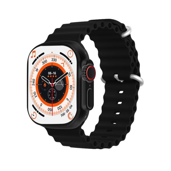 smart watch t800 ultra series 8 ultra smart watch sport wireless charger with ocean strap(random color )