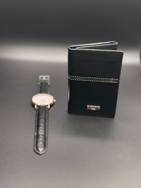 amazing quality amazing quality leather wallet + free watch gift premium watch and durable wallet designed to protect your assets - Image 5