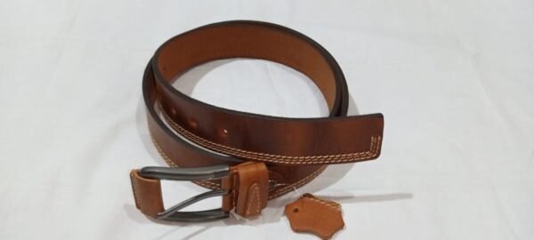 fancy uk leather pull up belt dual color