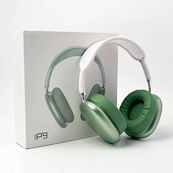 p9 wireless bluetooth headphones adjustable over-the-ear stereo headset | best quality wireless headphones (random color) - Image 4