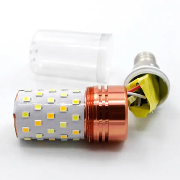 e14 led corn light lamp bulb | 3 in 1 light modes chandelier, candle led light for home & decoration - 12w/16w - Image 11