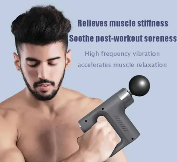 blueidea deep tissue fascial massager with 4 massage muscle massage gun (random color). - Image 7
