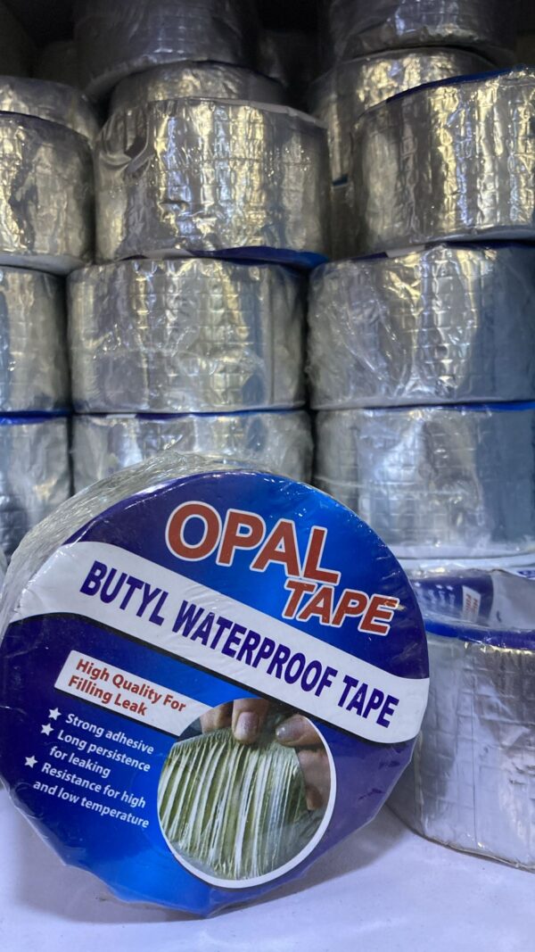 aluminum foil butyl rubber tapes self adhesive waterproof tape 2 inch x 1.5 mtr - Image 2