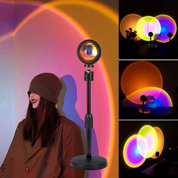 sunset lamp multi color with remote