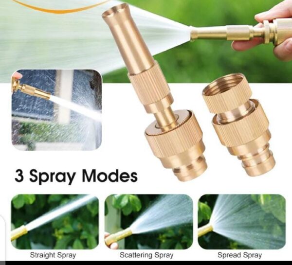 portable water sprayer nozzle adjustable high pressure car washing garden hose sprinkler system car wash watering water spray nozzle - Image 2