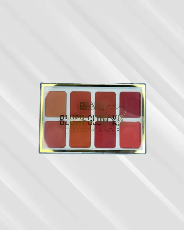 beauty color blush glow kit - 8 vibrant colours palette - Image 2