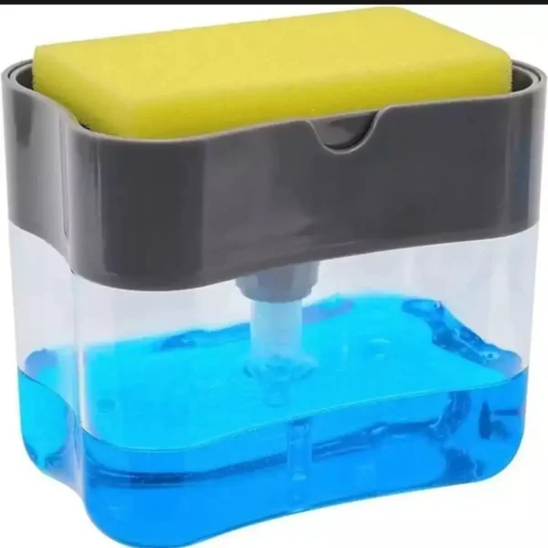 soap pump with sponge hand push water resistant portable dispenser - Image 7