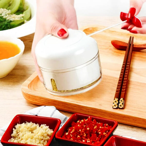 mini chopper hand-power food chopper mincer mixer blender