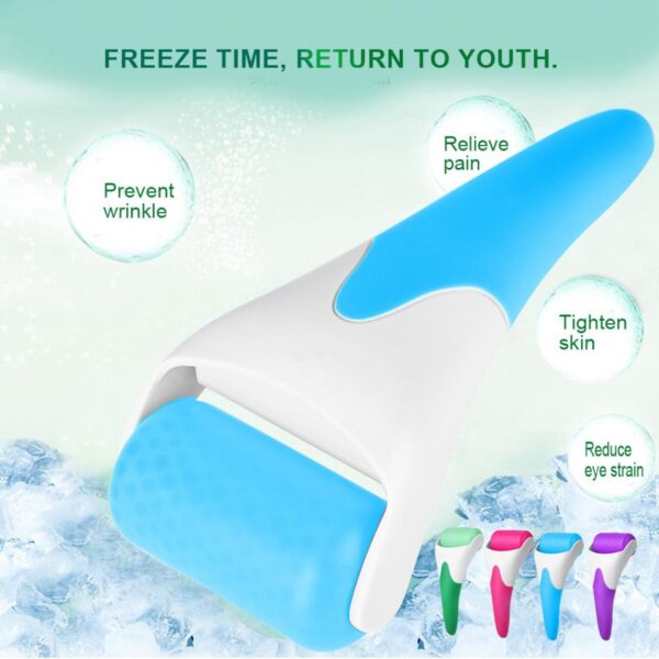 (nw000258) face ice roller massage anti-wrinkle skin tighten lifting pains relieve tool