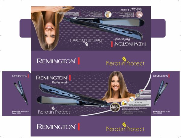 remington professional keratin protect hair straightner with morrocan argon oil model no r-s(1016) - Image 2