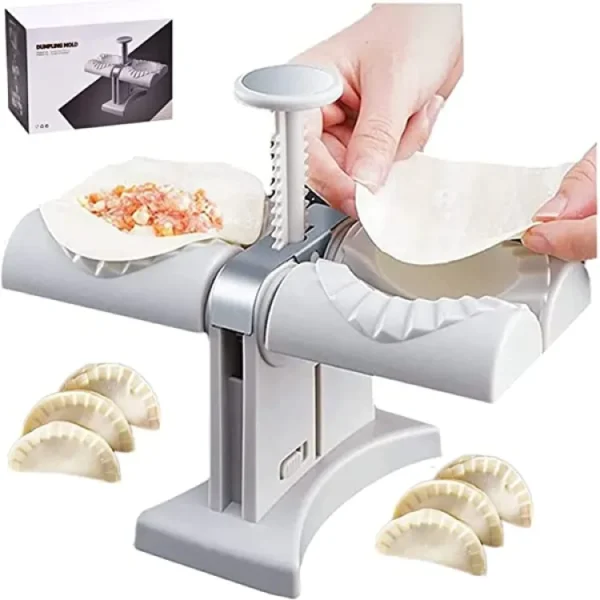 double head design automatic dumpling machine mold,  dumplings quickly and easily (random color) - Image 14