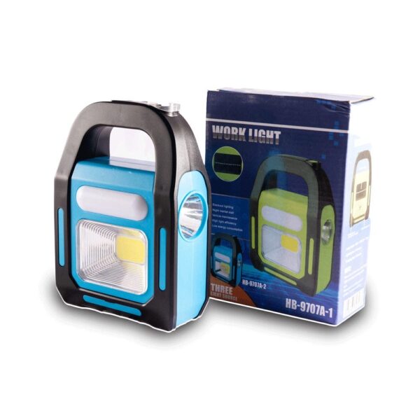 work light  emergency light / rechargeable, solar charging, usb charging work light / camping light / outdoor portable light hb-9707b-2 /