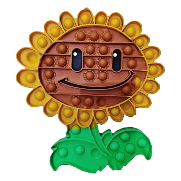 plant vs zombie – sunflower simple dimple fidget toy pop it | stress relief squeeze toys for kid