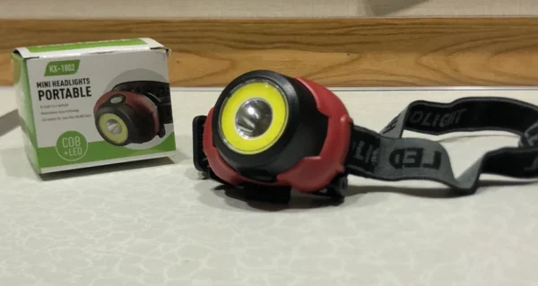 portable mini headlight high lumen head lamp kx-1802 (random color)