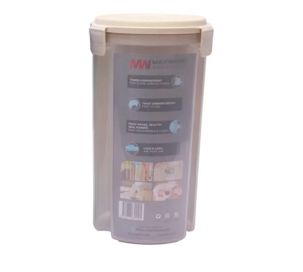 marshal storage jar - 3 in 1 jar - 3 portion storage jar (2200 ml) (random color) - Image 9