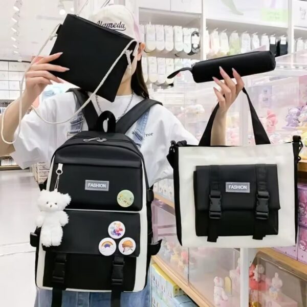4-piece school bag set: stylish & practical new arrival 2024
