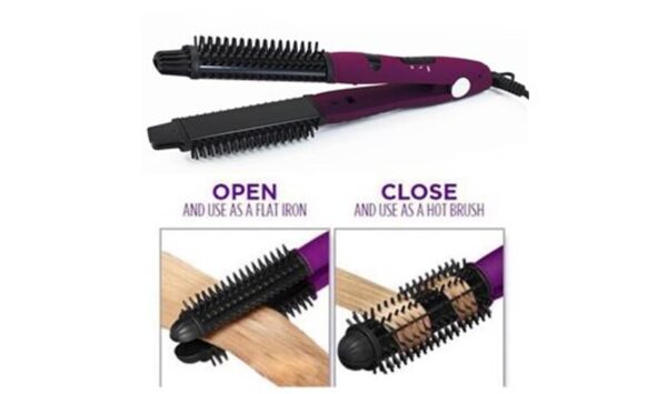hair straightener and curler style ceramic hair multipurpose curler curlers curling wand iron blow dryer wand styling tools dryer - Image 12