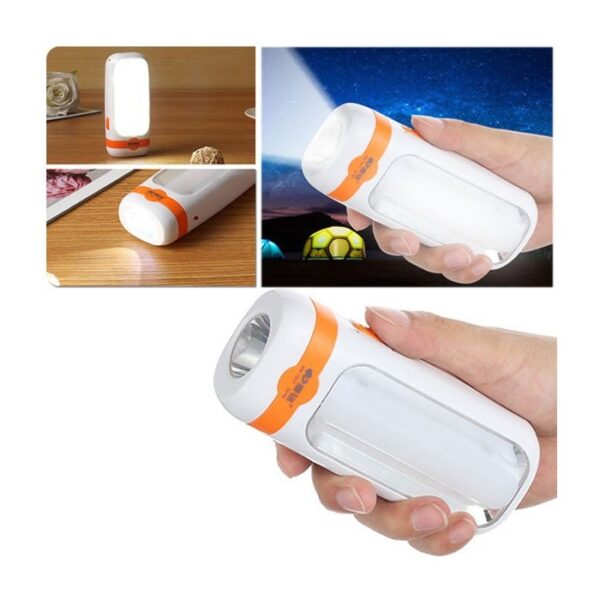 11 smd led mini torch camping rechargeable lantern 2 modes emergency light (random color)