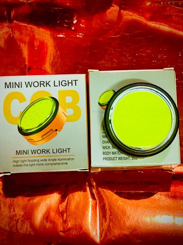 mini work light work light mini camping tent lamp with hanging hook 3 mode night light rechargeable waterproof portable lamp outdoor home - Image 2