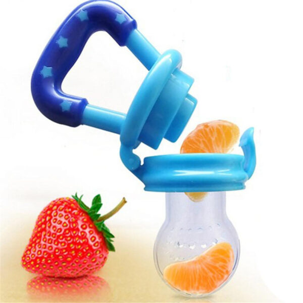 fruit pacifier/ fresh fruit food baby , feeding safe fruit feeder ,  (random color)