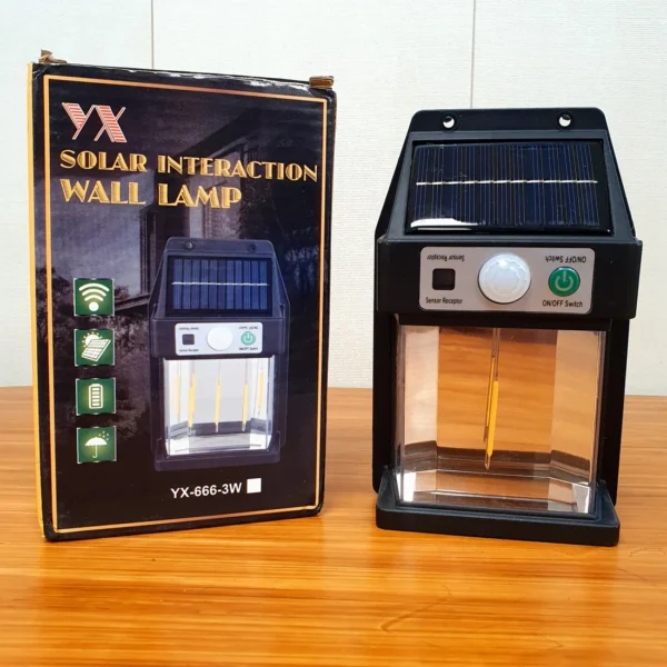 solar interaction wall lamp tungsten lamp light