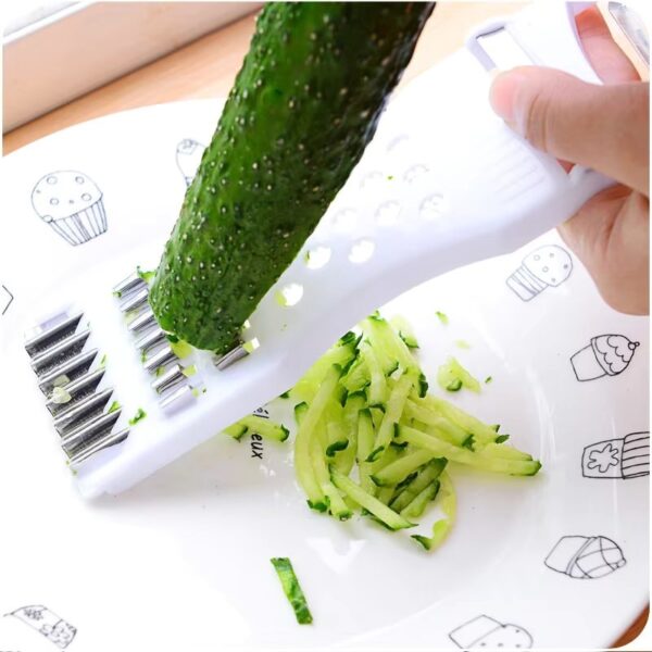 multifunctional fruit vegetables peeler grater shredder cutter - pack of 3 (random color) - Image 10