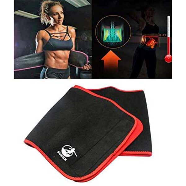 sn-460 smart care waist belt – spinal back support & weight reducing belt for back pain relief, slimming, and effective weight loss (skin-friendly fabric, free size) - Image 2