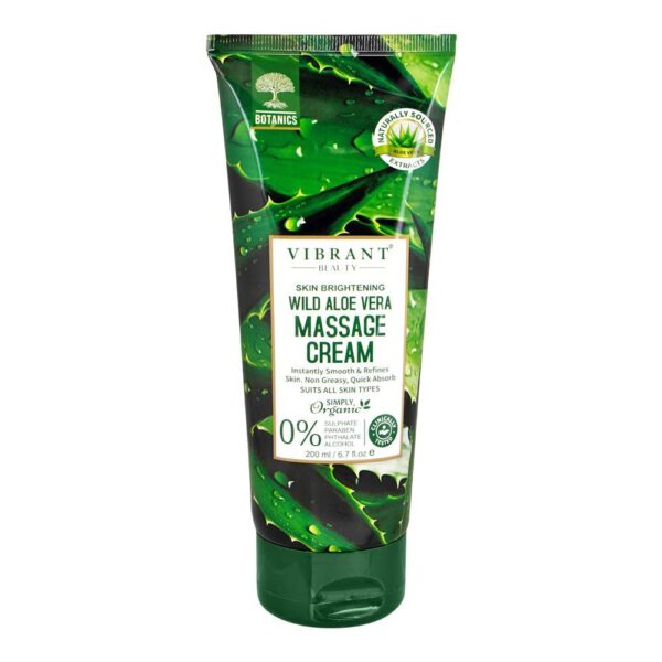 vibrant beauty skin brightening aloe vera massage cream 200 ml - Image 3