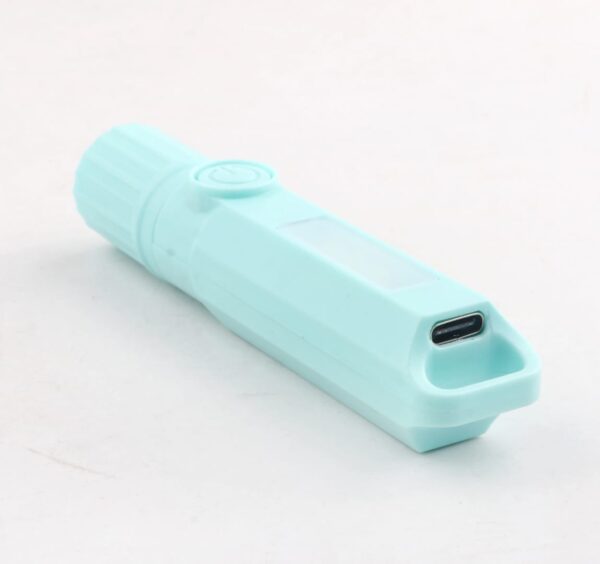 xj-808 multifunctional abs led pocket work light new design portable usb torch flashlight outdoor emergency camping use edc flashlight ( random color ) - Image 5