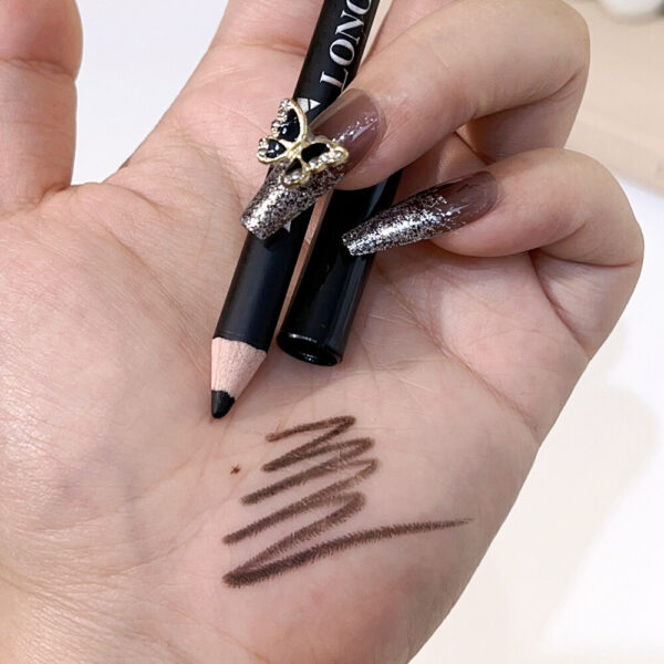 2 in 1  blk/opl eye pencil with sharpener, makeup 2 colors cosmetic beauty eyebrow tool( pack of 12 ) - Image 2