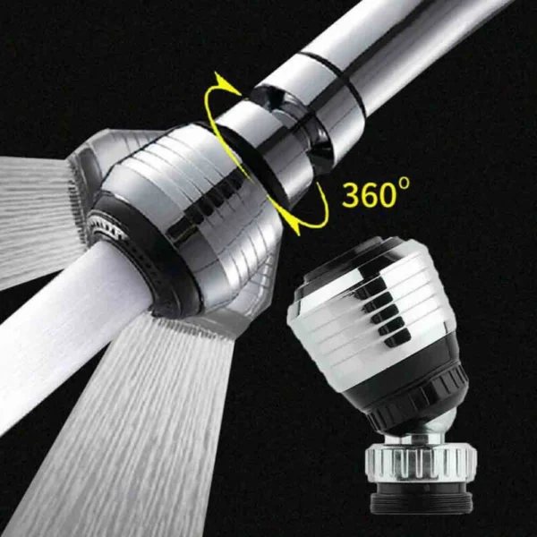 multifunctional 360° water faucet  kitchen sink faucet sprayer water saving aerator 360 degrees rotatable - Image 8