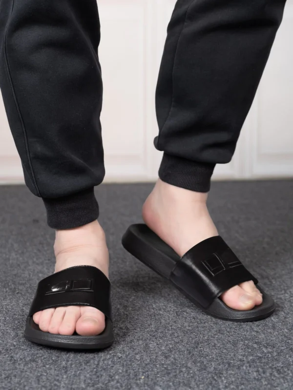 black camel boo style slide for men (boo-black-39-44) - Image 3