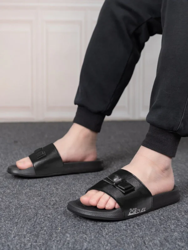 black camel boo style slide for men (boo-black-39-44)