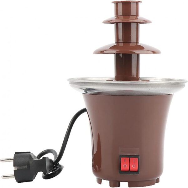 chocolate fountain 3-tier mini chocolate tower three layer melting fondue pot - Image 6