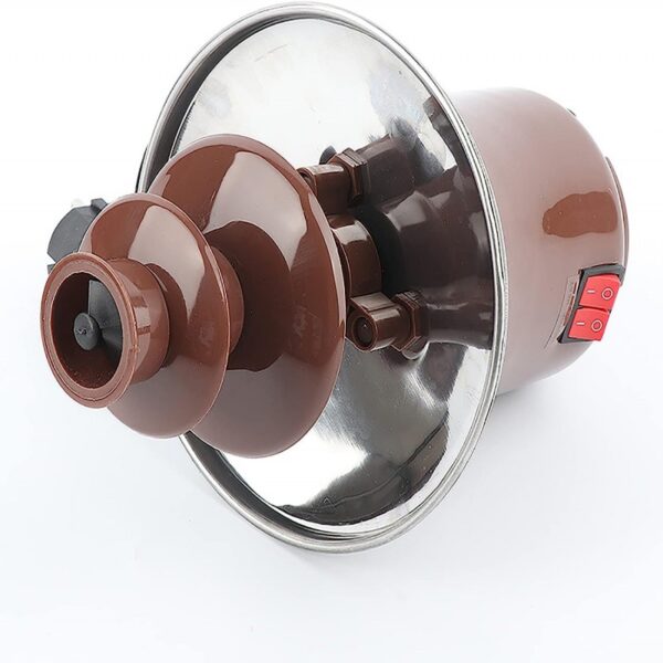 chocolate fountain 3-tier mini chocolate tower three layer melting fondue pot - Image 7