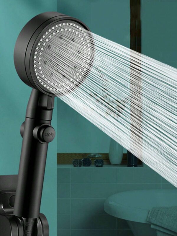 4 in 1 multi-functional matte high-pressure shower head | adjustable water flow and pressure (random color) - Image 3