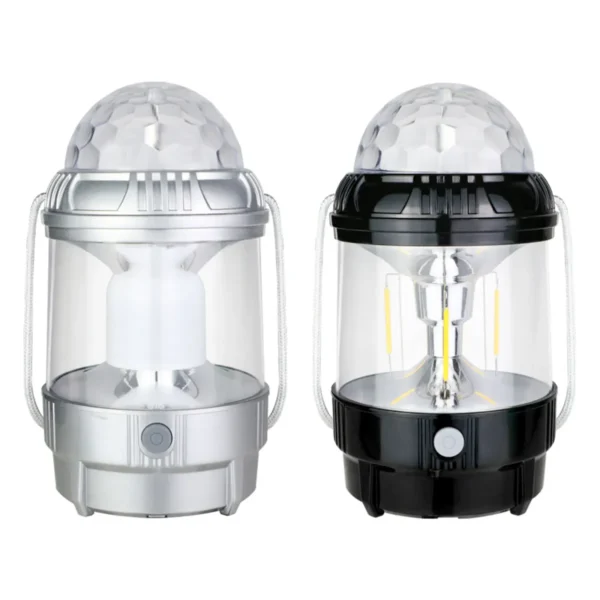 rechargeable 2-in-1 outdoor camping lamp & disco/fancy light stage light with usb cable (random color) - Image 19