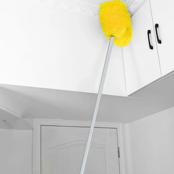 fan duster ceiling multi purpose duster foldable rod  for easy ceiling fan cleaning - Image 4