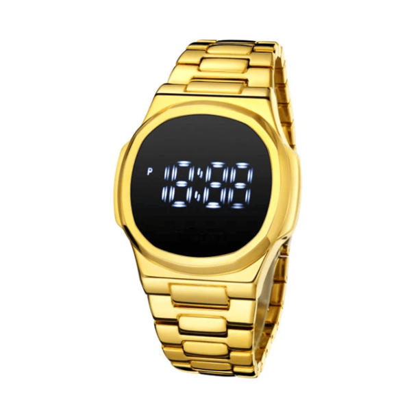 led touch screen digital watch | best quality digital touch watch | stainless steel cell operated watch - Image 10