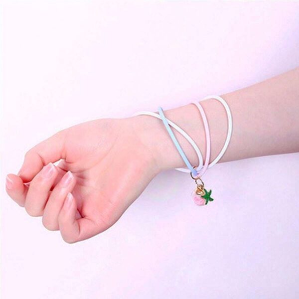 (nw000153) (pack of 5) korean style rubber band hair rope hair ring cute accessories - Image 7