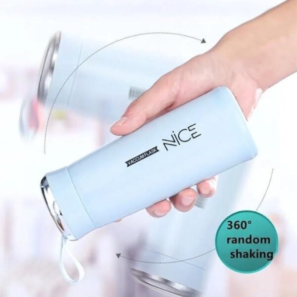 nice glass bottle water mini flask bottle with vaccum flask and loop temperature resistant,400ml (random colors) - Image 3
