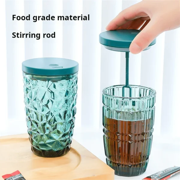 usb rechargeable automatic mixing coffee cup | portable and convenient mixer for coffee, milk powder - Image 3