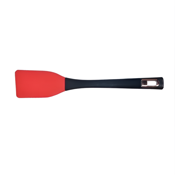silicone spatula long black handle spatula spoon scraper heat resistant (random color) - Image 4