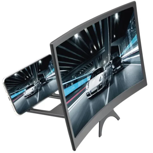 12 inches 3d hd mobile phone screen magnifier movie video amplifier holder enlarger screen smart phones magnifying bracket
